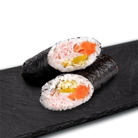 Ролл-сэндвич: Ролл-сэндвич с&nbsp;лососем – Экспресс суши