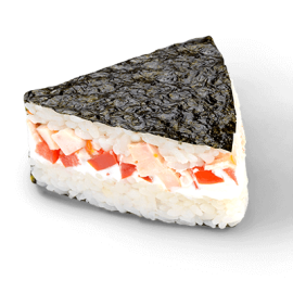 Онигири: Онигири с копченой курицей – Экспресс суши